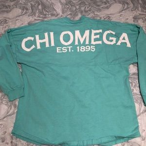 Chi Omega spirit jersey